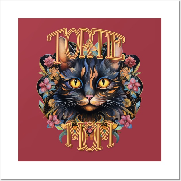 Tortie Mom Wall Art by nonbeenarydesigns